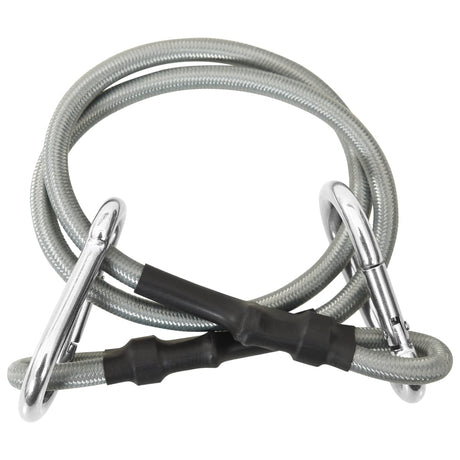 Vidaxxl Seile mit Karabiner 4 Stück Gummi