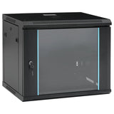 VidaXL Network cabinet for on the wall 9 am 19 IP20 600x450x510 mm