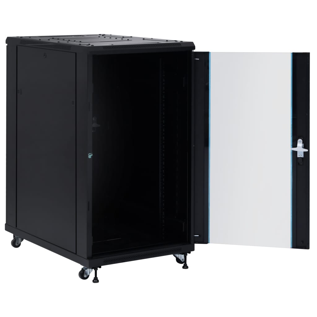 Vidaxl Network Cabinet med hjul 22H 19 IP20 1050x600x1170 mm