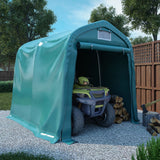 Vidaxl Garage telt 1.6x2.4 M PVC Green