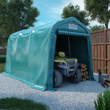 Vidaxl Garage telt 2.4x3.6 M PVC Green