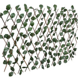 VidaXL Garden slat work 5 st with artificial leaves 180x30 cm willow