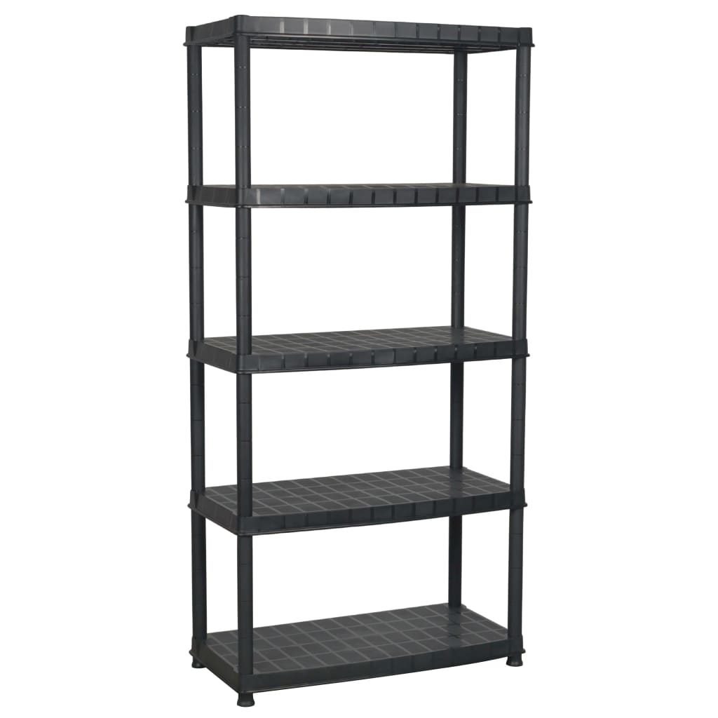 Vidaxl Späichere Rack 5-Layer 85x40x18 cm Plastik