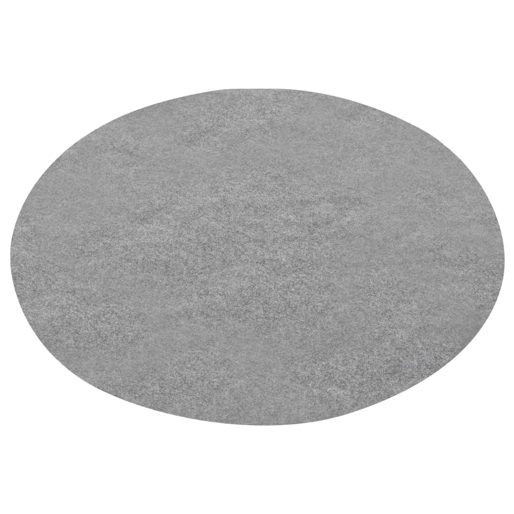 Vidaxl kënschtlech Gras mat der Course ongeféier 130 cm Grey