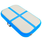 Vidaxl Gymnastics Matte mit Pumpenblasable 60x100x10 cm PVC Blau