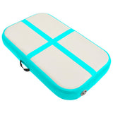Vidaxl Gymnastics Matte mit Pumpenblasable 60x100x15 cm PVC Grün