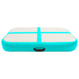 Vidaxl Gymnastics Matte mit Pumpenblasable 60x100x15 cm PVC Grün