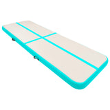 Vidaxl Gymnastics Mat con pompa gonfiabile 300x100x15 cm PVC verde