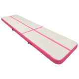 Vidaxl Gymnastik mat Pompel onverhaftbar 600x100x15 cm Pvc rosa