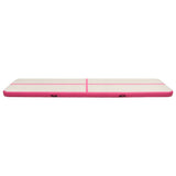 Vidaxl Gymnastics Matte mit Pumpen aufblasbar 700x100x15 cm PVC Pink