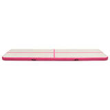Vidaxl Gymnastics Matte mit Pumpen aufblasbar 800x100x20 cm PVC Pink