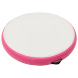 Vidaxl Gymnastikmatta med pump Uppblåsbar 100x100x15 cm PVC Pink