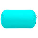 Vidaxl gymnastikkrolle med pumpe oppblåsbar 100x60 cm PVC grønn