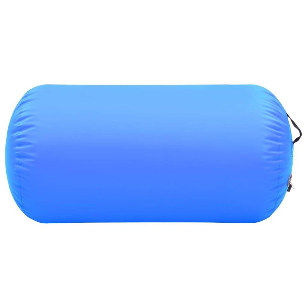 Rôle de la gymnastique Vidaxl avec pompe gonflable 120x75 cm PVC bleu