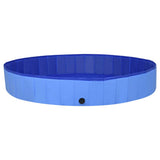 Vidaxl Dog Swimmingpool zusammenklappbar 200x30 cm PVC Blau