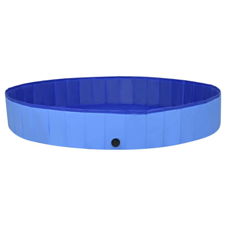 Vidaxl Dog Swimmingpool zusammenklappbar 200x30 cm PVC Blau