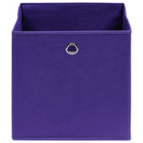 Vidaxx Aufbewahrungsboxen 10 Stück 28x28x28 cm Vliesstoff lila