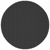 Vidaxl tuintafel 70x70x73 cm poly rattan zwart