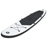 Vidaxl stand-up Padleboard inflable en blanco y negro