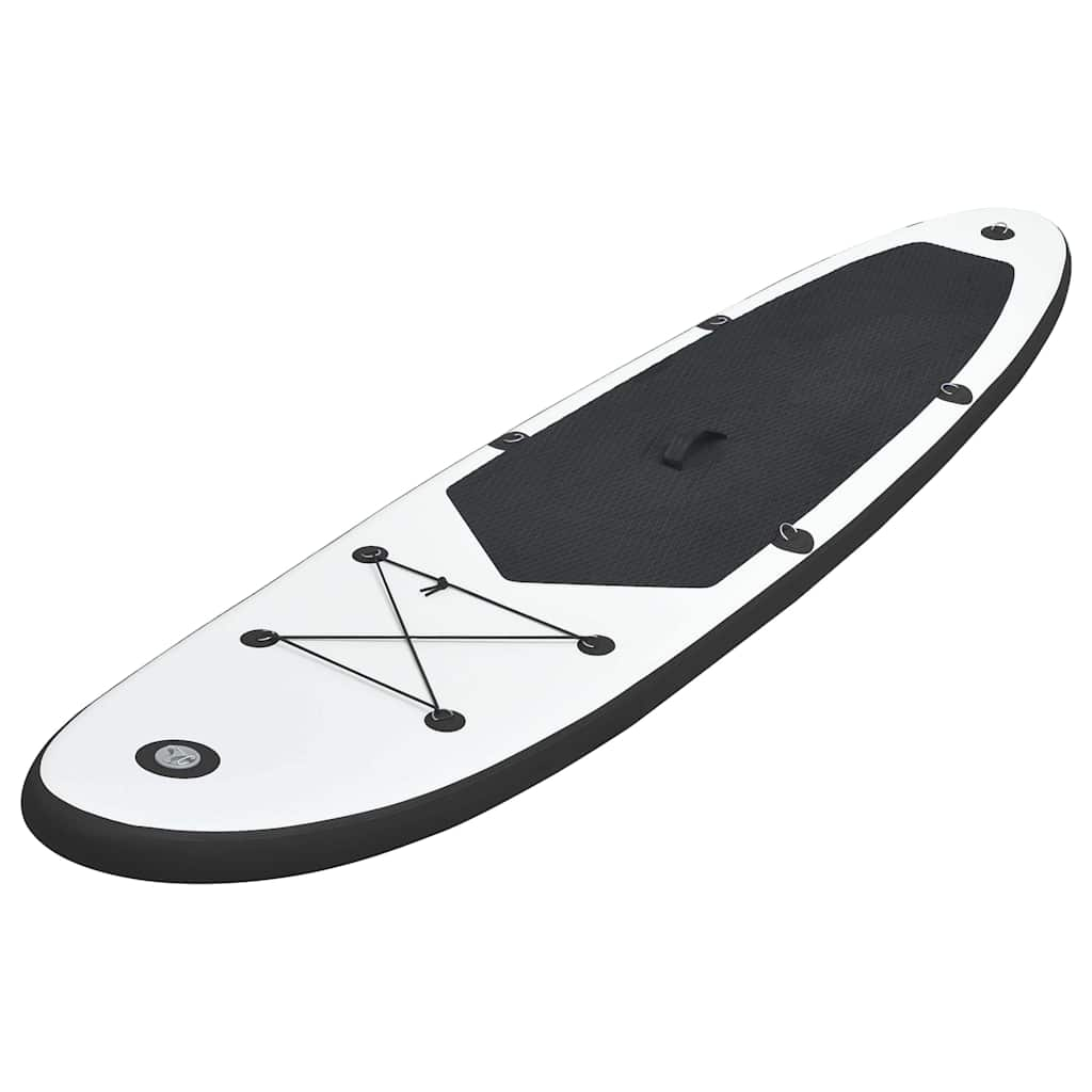 Vidaxl Stand Up Paddleboard Set aufblasbar schwarz und weiß