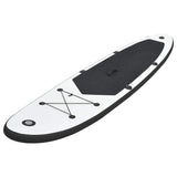 Vidaxl Stand Up Paddleboard Set Oppustelig sort og hvid