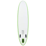 Vidaxl Stand Up Paddleboard Set aufblasbares Grün und Weiß
