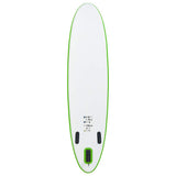 Vidaxl Stand Up Paddleboard Set aufblasbares Grün und Weiß