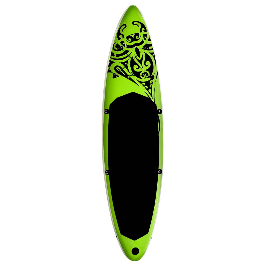 Vidaxl Stand Up Paddleboard set nafukovací 305x76x15 cm zelená