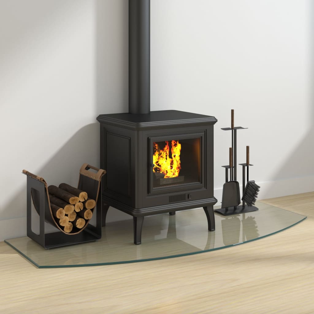 Vidaxl glass plate fireplace 120x50 cm