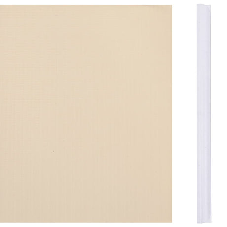 Vidaxl Garden Screen 35x0.19 M PVC -Creme