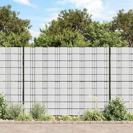 Vidaxxl Garten-Sichtschutz 70x0,19 m PVC weiß