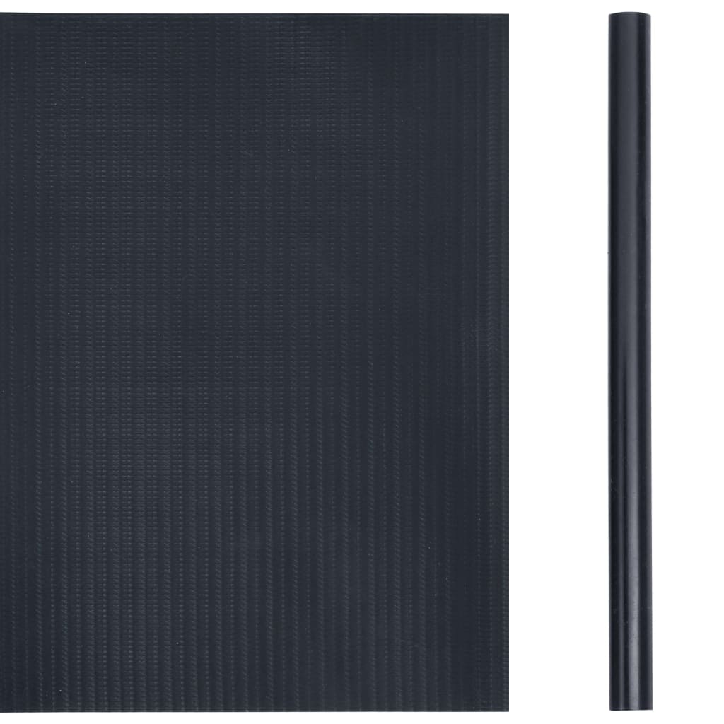 Vidaxl Garden Screen 35x0.19 M PVC MAT Grigio scuro