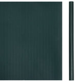 Vidaxl Garden Screen 35x0,19 m PVC Matgroen