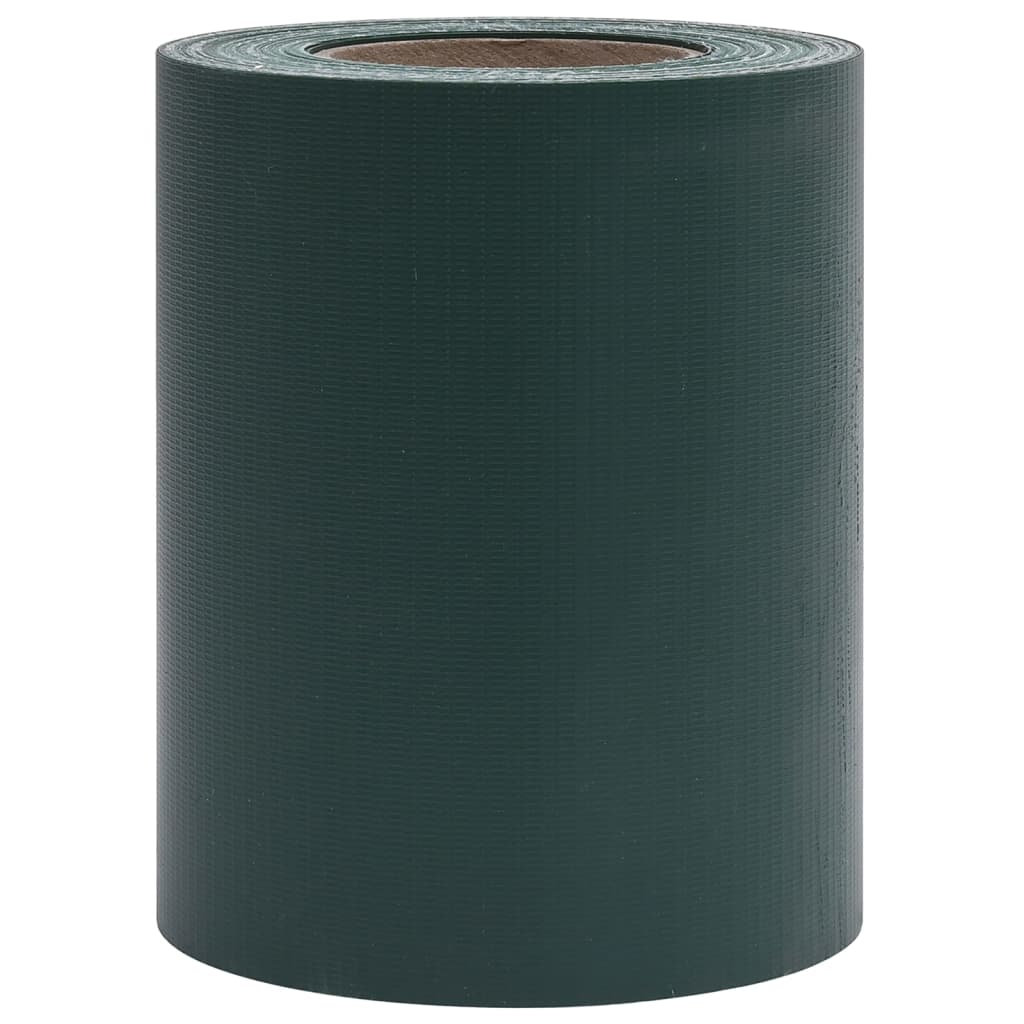 Pantallas de jardín Vidaxl 4 St 35x0.19 M PVC Mat Green