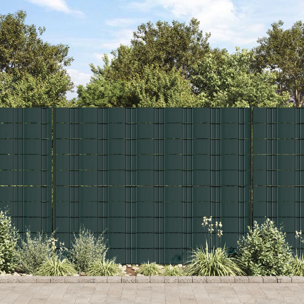 BIDAXL GARDEN SCREENS 4 ST 35X0.19 M PVC MAT GRÖN