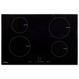 VIDAXL -Induktionskochfeld 4 Zonen Berührungssteuerung 7000 W 77 cm Glas