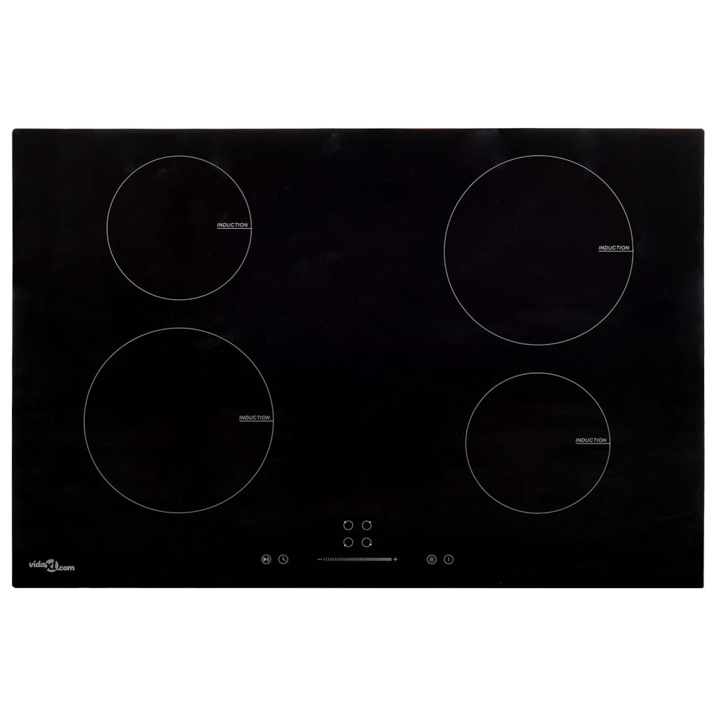 Vidaxl Induktion HOB 4 Zones Touch Control 7000 W 77 cm glas