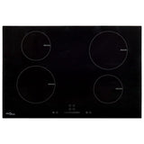 Vidaxl Induction Hob 4 Zones Touch Control 7000 W 77 cm glass