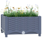 Vidaxl Planter raised 40x40x23 cm Polypropylene