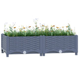 Vidaxl Planter surélevé 80x40x23 cm en polypropylène