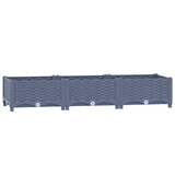 VidaXL Planter raised 120x40x23 cm Polypropylene