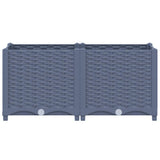 VIDAXL -Pflanzer Insert 80x40x38 cm Polypropylen