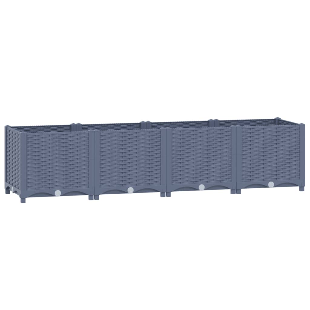 Vidaxl Planter raised 160x40x38 cm Polypropylene