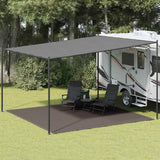 VIDAXL Zelt Teppich 400x400 cm Anthrazit -ausgelöst