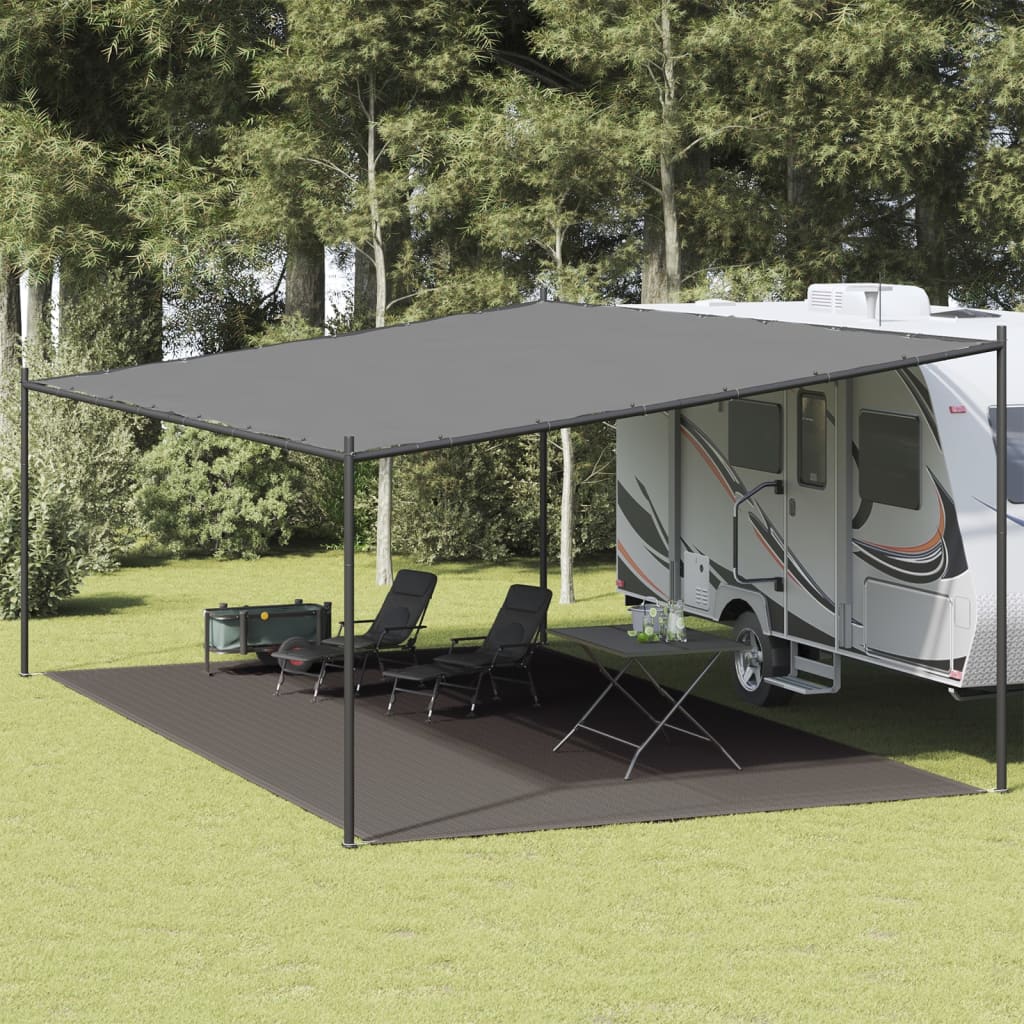 Vidaxl Tent Tappet 400x800 cm HDPE antracite -Collorato