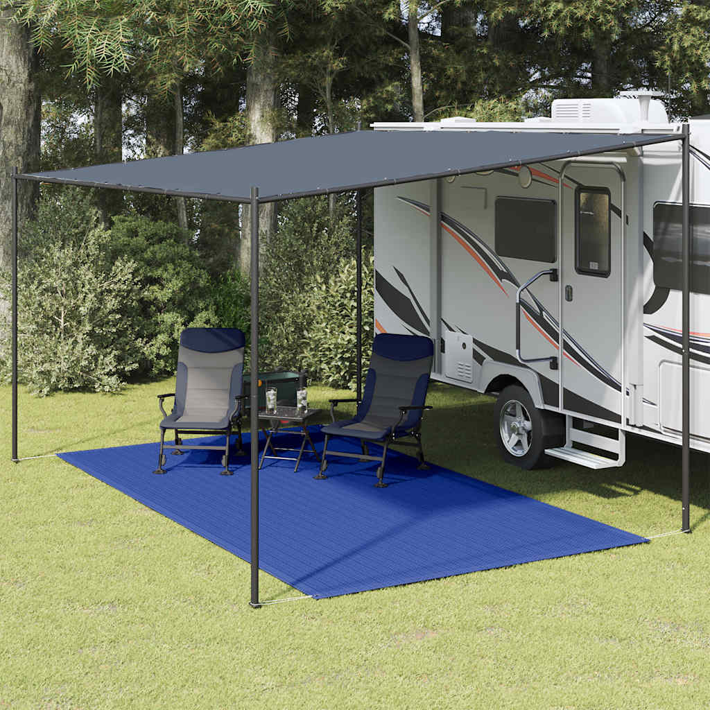 Vidaxl Zelt Teppich 250x400 cm Blau