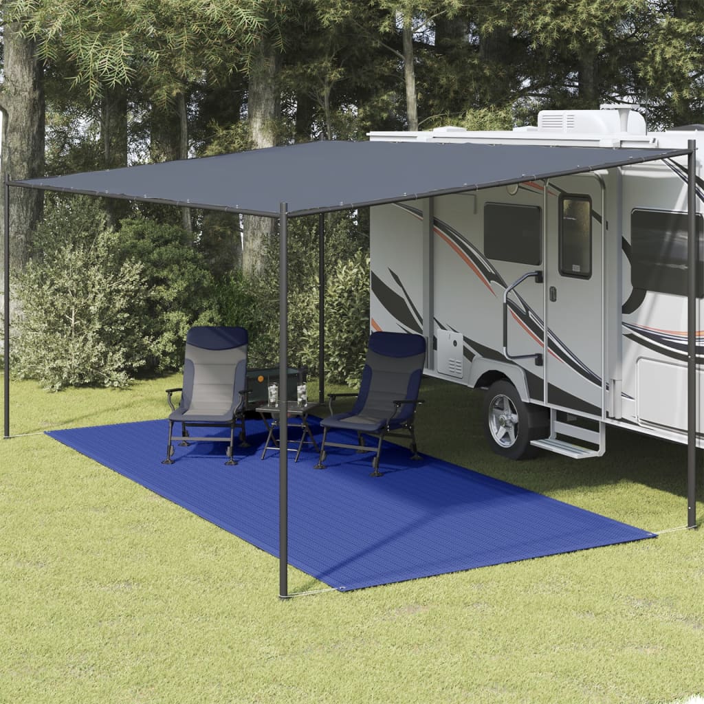 Vidaxl tent carpet 250x550 cm blue