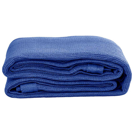 Vidaxl Zelt Teppich 400x400 cm HDPE Blau