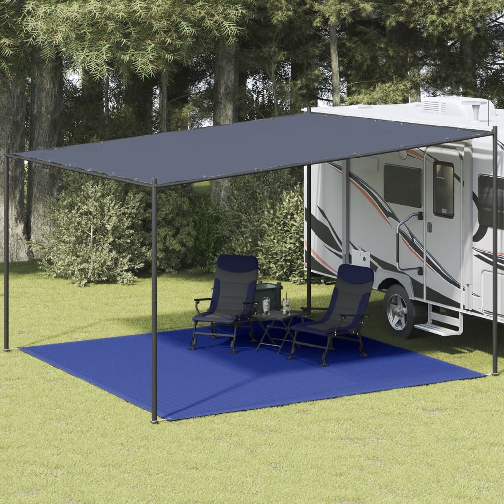 Vidaxl telt teppe 400x400 cm hdpe blå