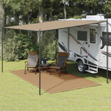 Tappeto tenda Vidaxl 200x400 cm taupe